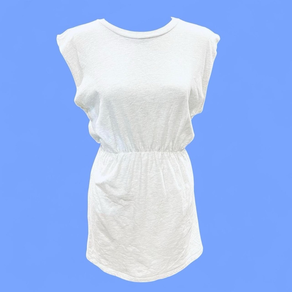 H&M Light Grey Tunic Mini Dress Size XS